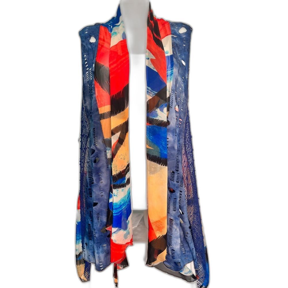 Radzoli Women’s Avant-Garde Duster Vest - Small